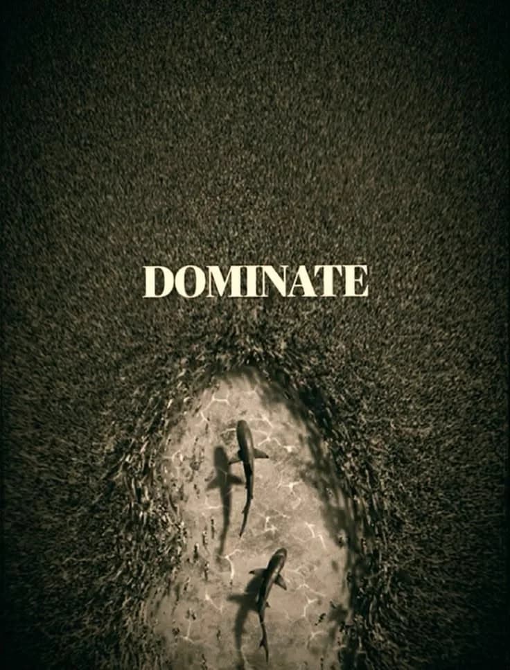 Dominate – Predator Mindset Motivational Poster