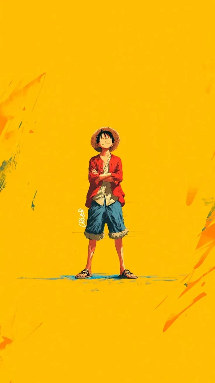 Monkey D. Luffy – Golden Adventure Anime Poster