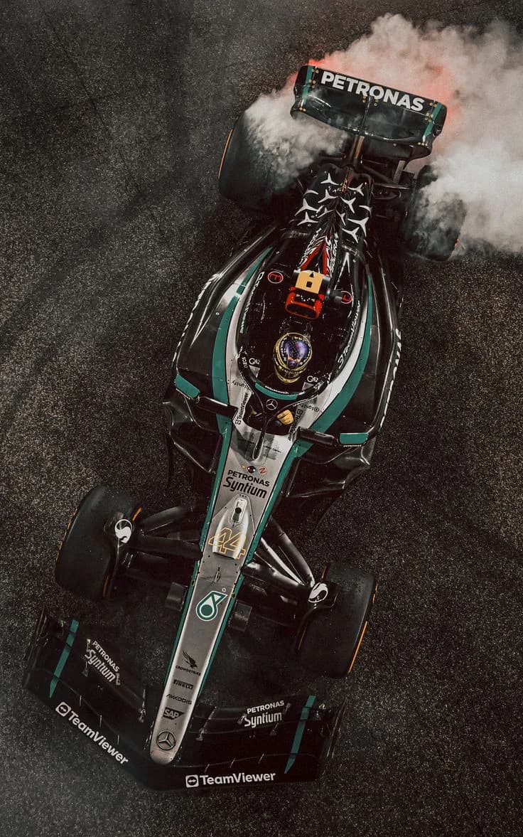 Mercedes-AMG Petronas F1 Smoke Drift Poster
