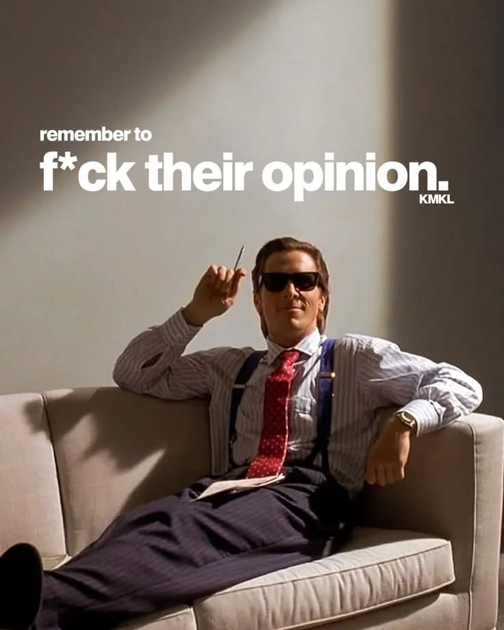 F*ck Their Opinion – Bold Mindset Motivational Poster