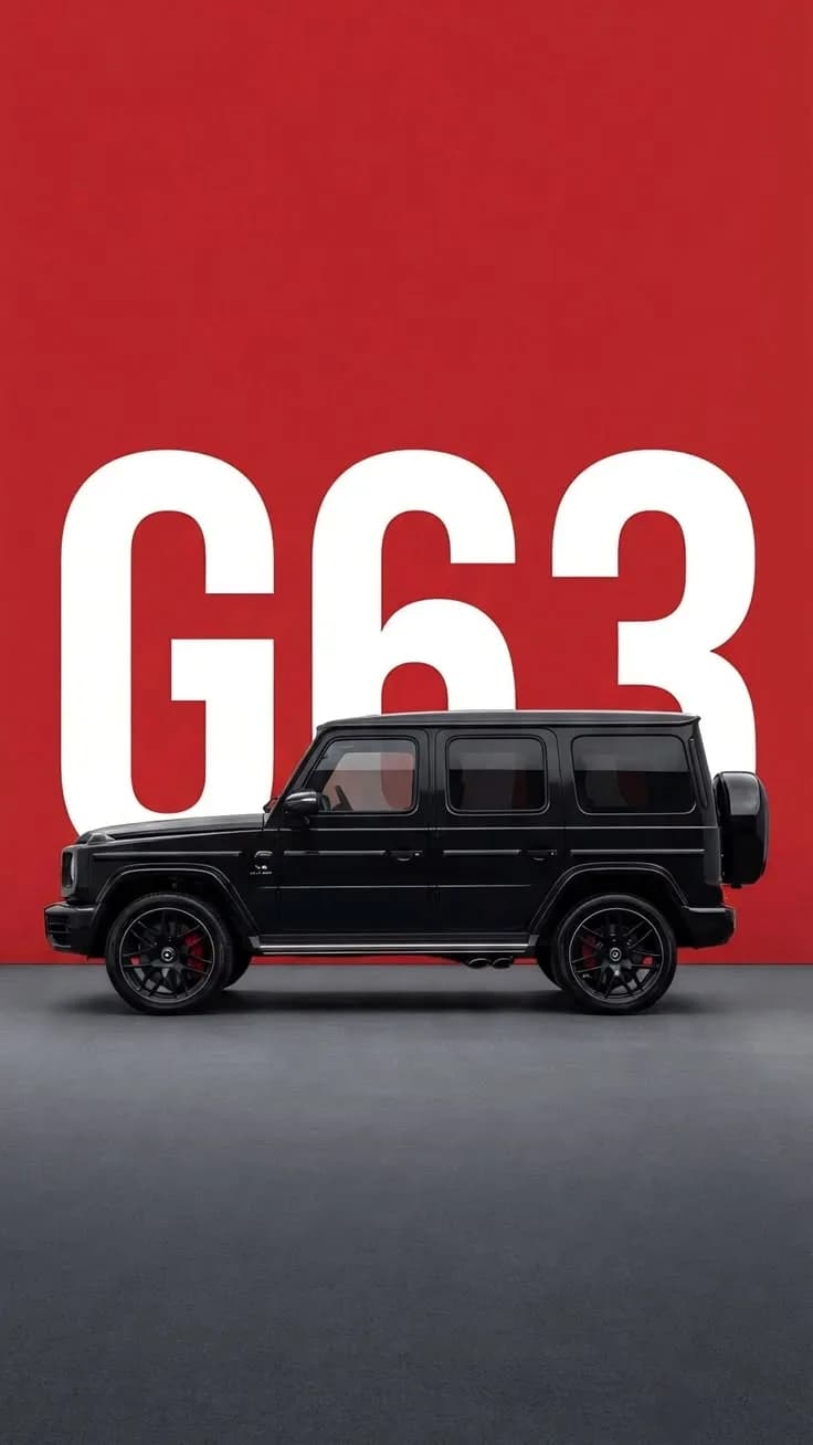 Mercedes-AMG G63 – Blackout Edition Poster