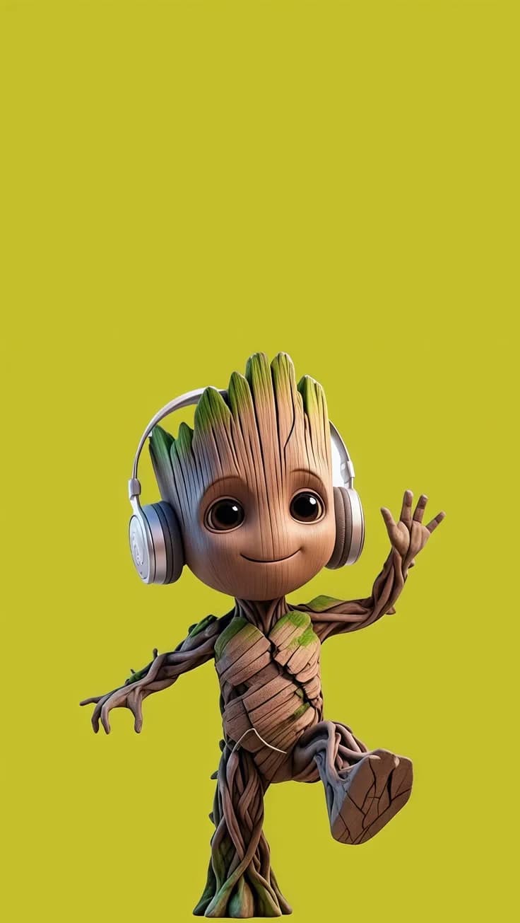 BABY GROOT – Dancing Groot Poster