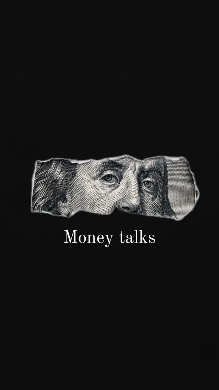 Money Talks – Minimalist Luxury Poster