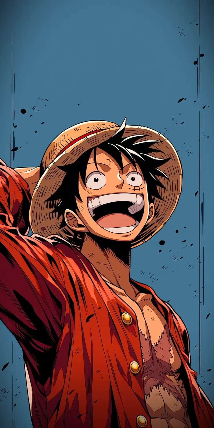 Monkey D. Luffy – Straw Hat Energy Anime Poster