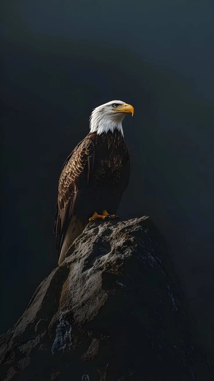 THE EAGLE – Silent Authority Wildlife Poster