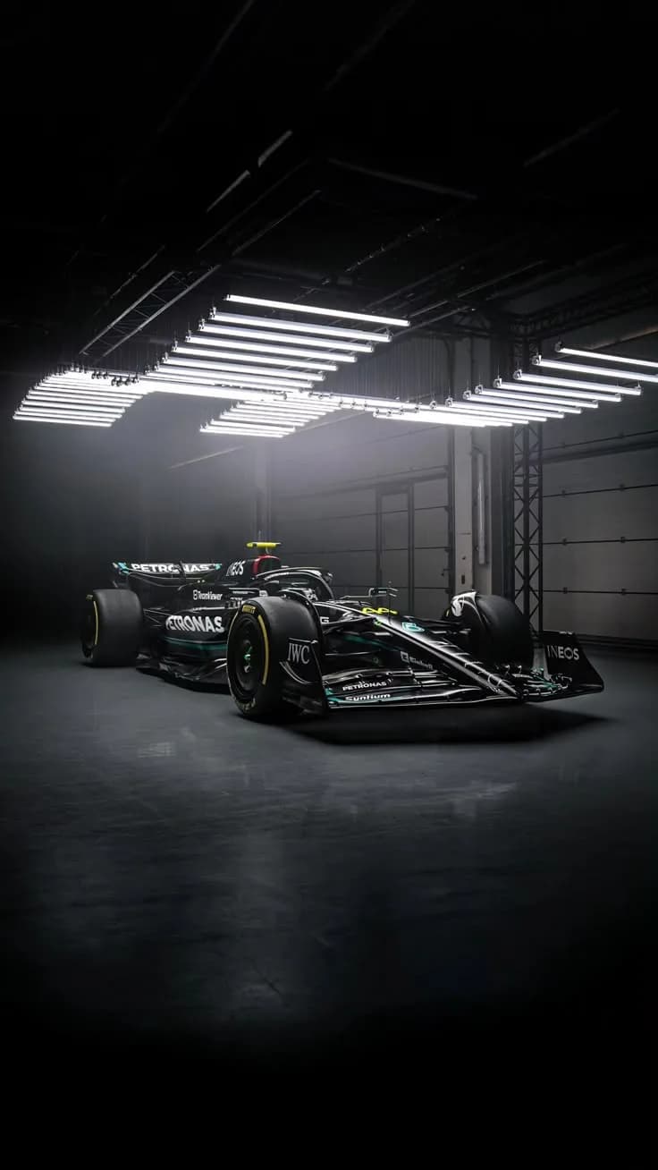 Mercedes-AMG Petronas F1 Garage Racing Poster
