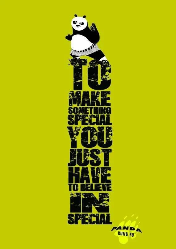 KUNG FU PANDA – Be Something Special Poster
