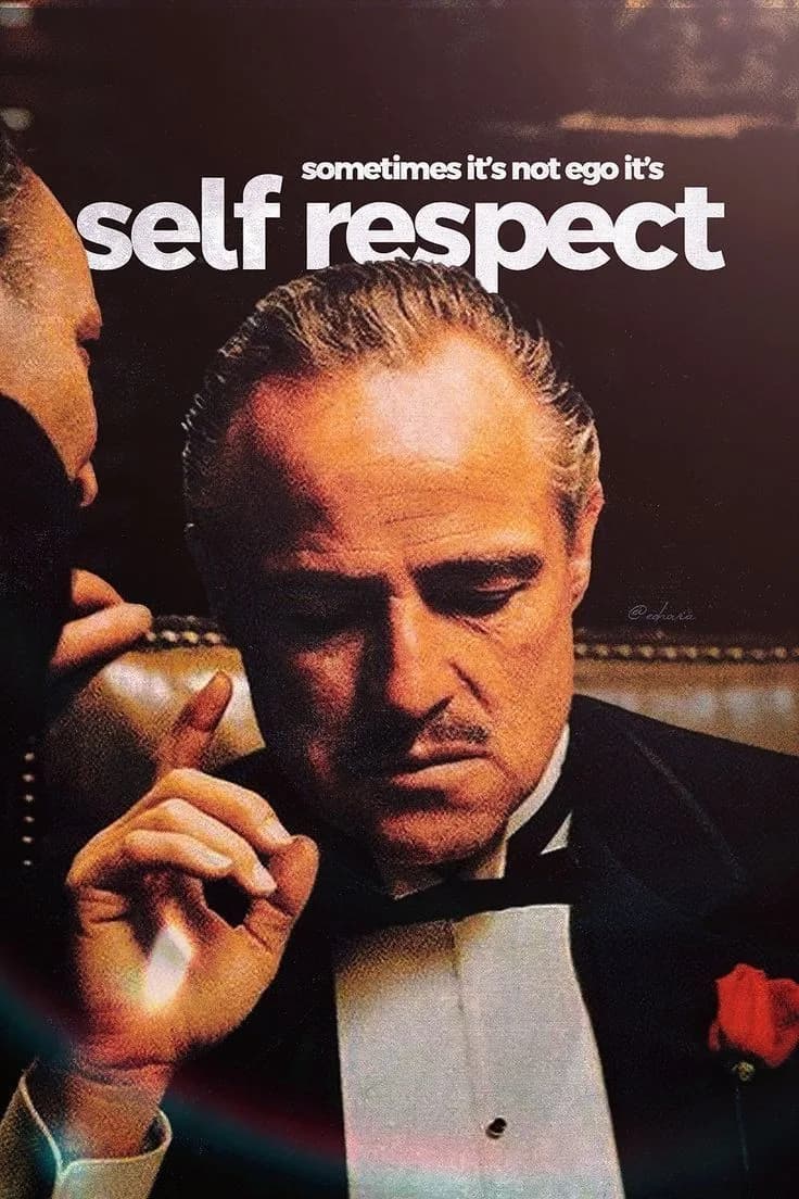 Self Respect – Classic Mafia Mindset Poster