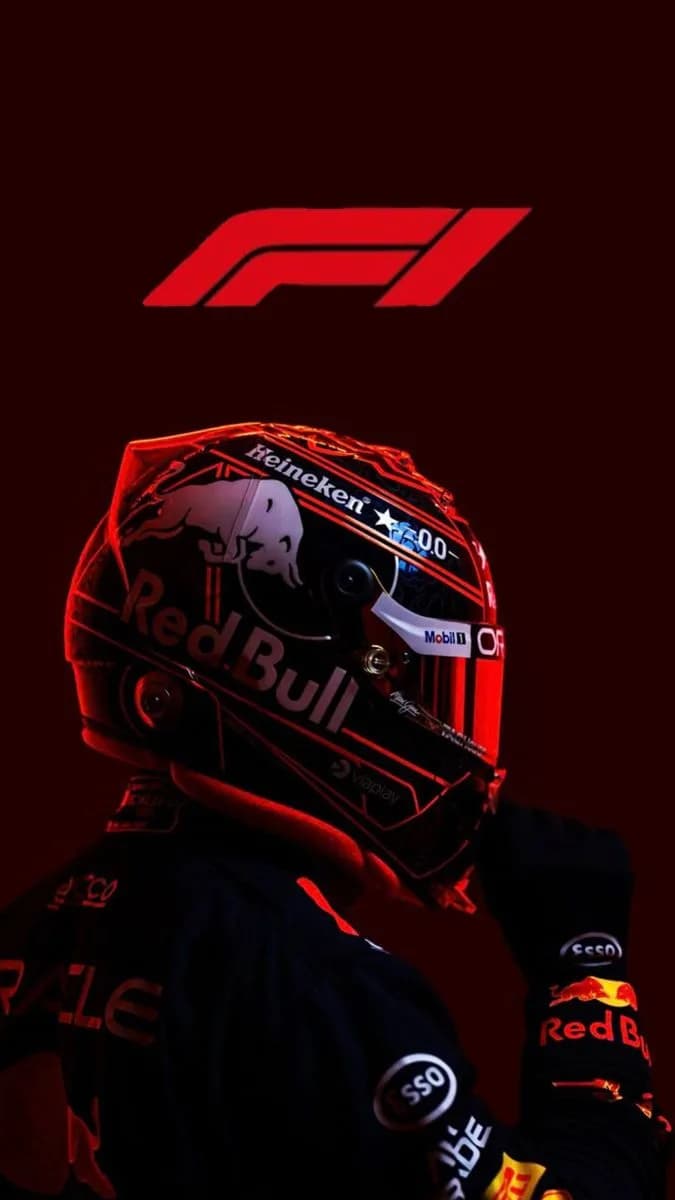 Red Bull Racing F1 Helmet Poster