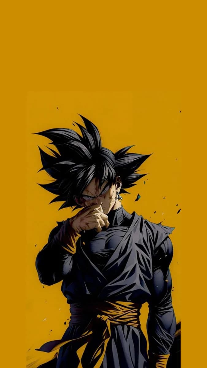 Goku Black – Dark Saiyan Anime Poster